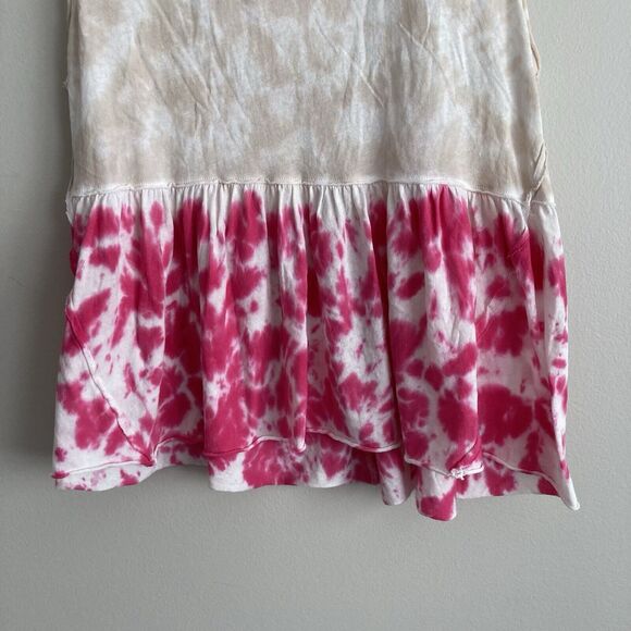 Free People Womens Tie Dye Anytime Hot Hibiscus Combo Tank Top Size Small - Picture 6 of 8